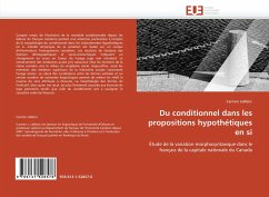 Cover Du conditionnel dans les propositions hypothétiques en si