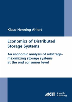 Economics of Distributed Storage Systems : an economic analysis of arbitrage-maximizing storage systems at the end consumer level.