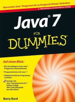 Java 7 für Dummies, m. CD-ROM - Burd, Barry