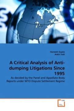 A Critical Analysis of Anti-dumping Litigations Since 1995
