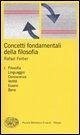 Cover Filosofia, linguaggio, conoscenza, verità, essere, bene