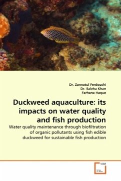 Duckweed aquaculture: its impacts on water quality and fish production