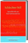 Schlechter Stil! Schlechter Stil!