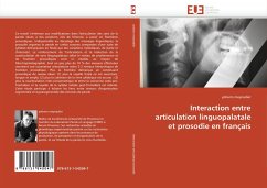 Interaction entre articulation linguopalatale et prosodie en français - meynadier, yohann