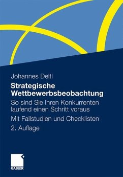 Strategische Wettbewerbsbeobachtung - Deltl, Johannes