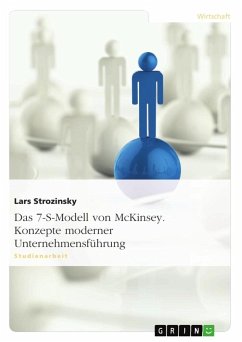 Das 7-S-Modell von McKinsey. Konzepte moderner Unternehmensführung - Strozinsky, Lars