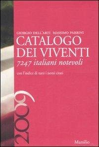 Cover Catalogo dei viventi 2009. 7247 italiani notevoli