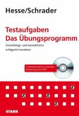 Testaufgaben, Das Übungsprogramm, m. CD-ROM