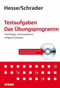 Testaufgaben, Das Übungsprogramm, m. CD-ROM - Hesse, Jürgen; Schrader, Hans-Christian
