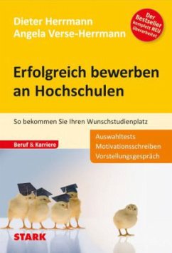 Erfolgreich bewerben an Hochschulen - Herrmann, Dieter;Verse-Herrmann, Angela