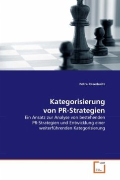 Kategorisierung von PR-Strategien - Resedaritz, Petra