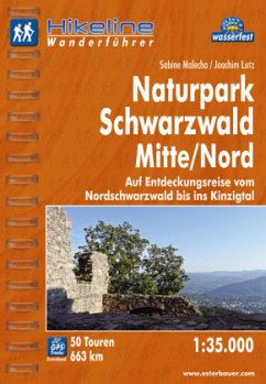 Hikeline Wanderführer Naturpark Schwarzwald Mitte/Nord - Malecha, Sabine;Lutz, Joachim