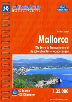 Hikeline Wanderführer Mallorca 1 : 50 000 - Sieber, Nikolaus