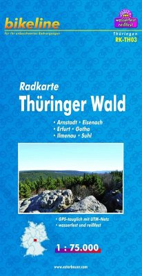 Bikeline Radkarte Thüringer Wald