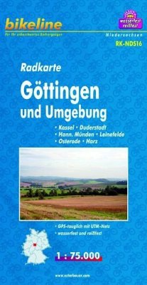 Bikeline Radkarte Göttingen und Umgebung