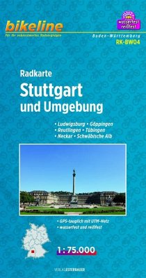 Bikeline Radkarte Stuttgart und Umgebung