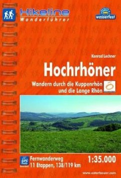 Hikeline Wanderführer Hochrhöner - Lechner, Konrad