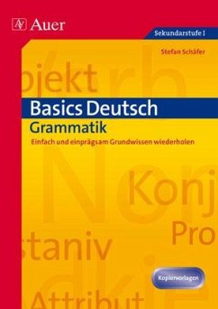 Basics Deutsch: Grammatik - Schäfer, Stefan