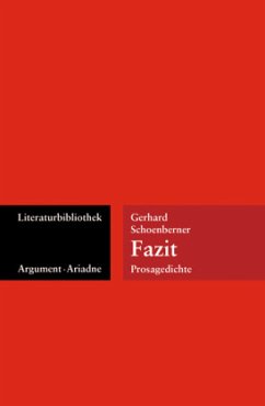 Fazit - Schoenberner, Gerhard