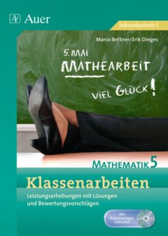 Klassenarbeiten Mathematik 5, m. 1 CD-ROM - Gehstein, Martin