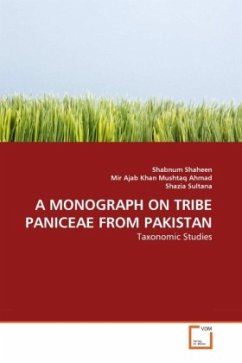 A MONOGRAPH ON TRIBE PANICEAE FROM PAKISTAN