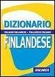Cover Dizionario finlandese. Italiano-finlandese. Finlandese-italiano