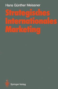 Strategisches Internationales Marketing - Meissner, Hans G.