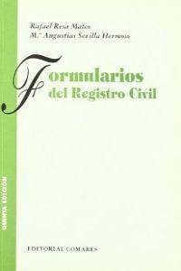 Cover Formularios del Registro Civil