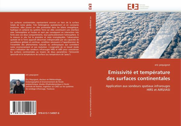 Emissivité et température des surfaces continentales Emissivité et température des surfaces continentales