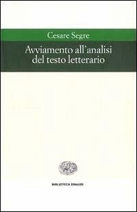 Cover Avviamento all'analisi del testo letterario