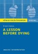 A Lesson Before Dying. Niedersachsen - Bild 1
