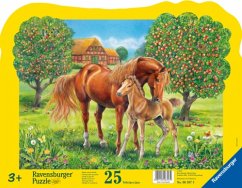 Ravensburger 06397 - Pferde auf der Weide, 25 Teile Puzzle