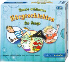 Unsere schönsten Hörgeschichten für Jungs, 3 Audio-CDs - Lindgren, Astrid; Dietl, Erhard; Nöstlinger, Christine
