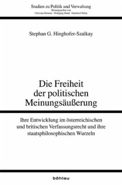 Die Freiheit der politischen Meinungsäußerung - Hinghofer-Szalkay, Stephan G.