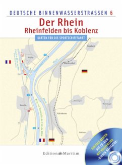Cover Deutsche Binnenwasserstraßen Der Rhein - Rheinfelden bis Koblenz, m. CD-ROM