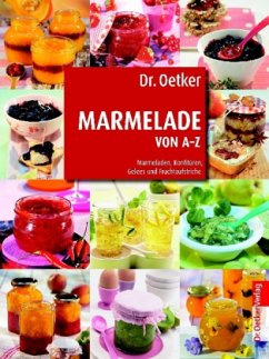 Cover Dr.Oetker Marmelade von A-Z