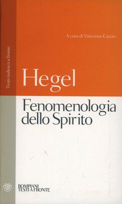Cover Fenomenologia dello spirito. Testo tedesco a fronte