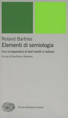 Cover Elementi di semiologia. Con un'appendice di testi inediti in italiano
