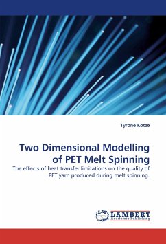 Two Dimensional Modelling of PET Melt Spinning