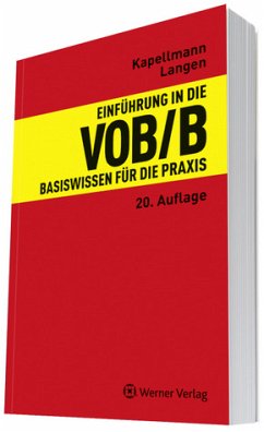 Einführung in die VOB/B - Basiswissen für die Praxis - Kapellmann, Klaus D; Langen, Werner
