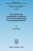 Die Absicherung teleologischer Argumente in der Zivilrechtsprechung des Bundesgerichtshofes.