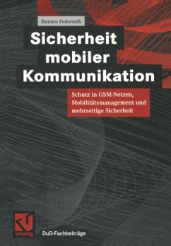 Sicherheit mobiler Kommunikation - Federrath, Hannes