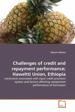 Challenges of credit and repayment performance; Haweltti Union, Ethiopia