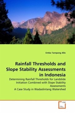 Rainfall Thresholds and Slope Stability Assessments in Indonesia - Tampang Allo, Emba