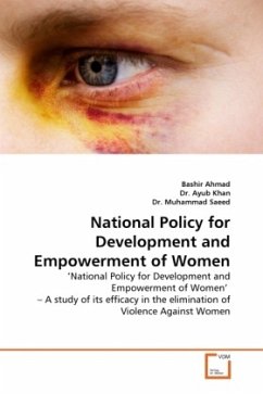 National Policy for Development and Empowerment of Women - Ahmad, Bashir;Khan, Ayub;Saeed, Muhammad
