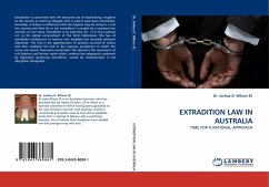 EXTRADITION LAW IN AUSTRALIA - Wilson SC, Dr. Joshua D.