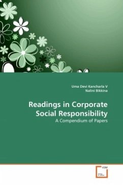 Readings in Corporate Social Responsibility - Kancharla V, Uma Devi;Bikkina, Nalini