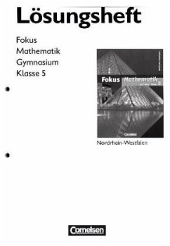 Cover 5. Klasse, Lösungen zum Schülerbuch / Fokus Mathematik, Gymnasium Nordrhein-Westfalen