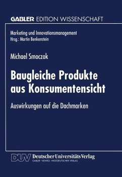 Baugleiche Produkte aus Konsumentensicht - Smoczok, Michael