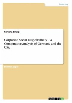 Corporate Social Responsibility - A Comparative Analysis of Germany and the USA - Sinzig, Corinna